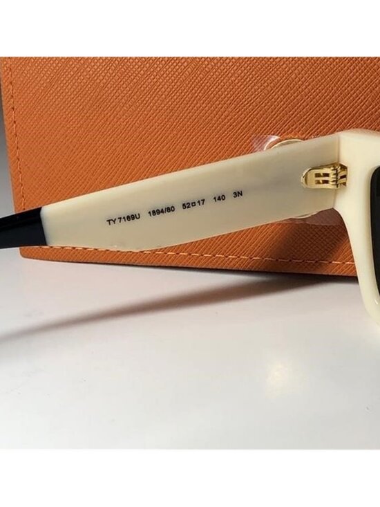 New Authentic Tory Burch TY7169U 1894/80 Cream Sunglasses with Case main image 8